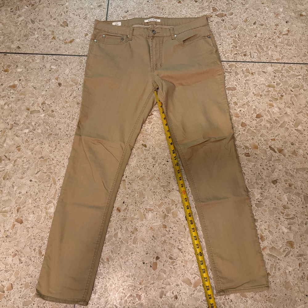 PacSun Tan Skinny Jeans for Men